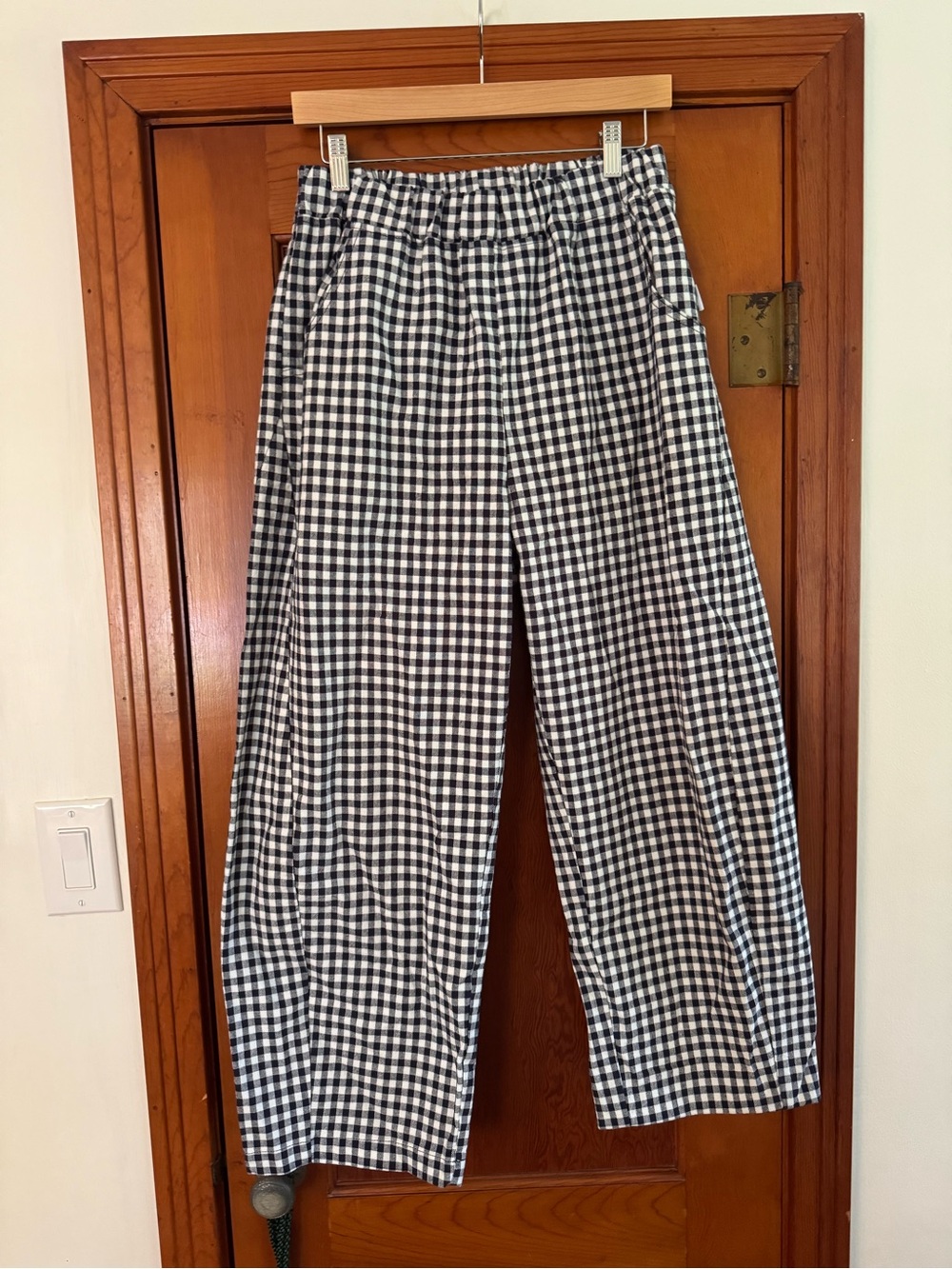 Le Bon Shoppe Arc Pants - Navy Gingham - Picture 3 of 5